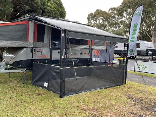 Jayco Swan Outback EZI Awning with Pet Enclosure